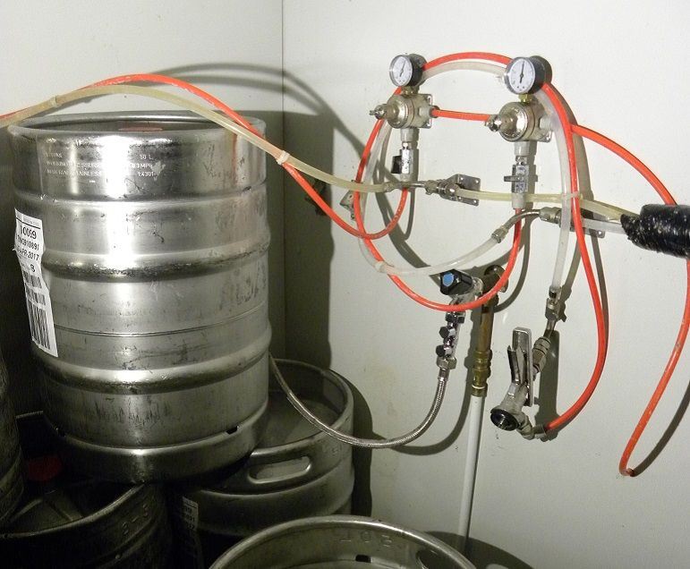 terugslagklep bierinstallatie